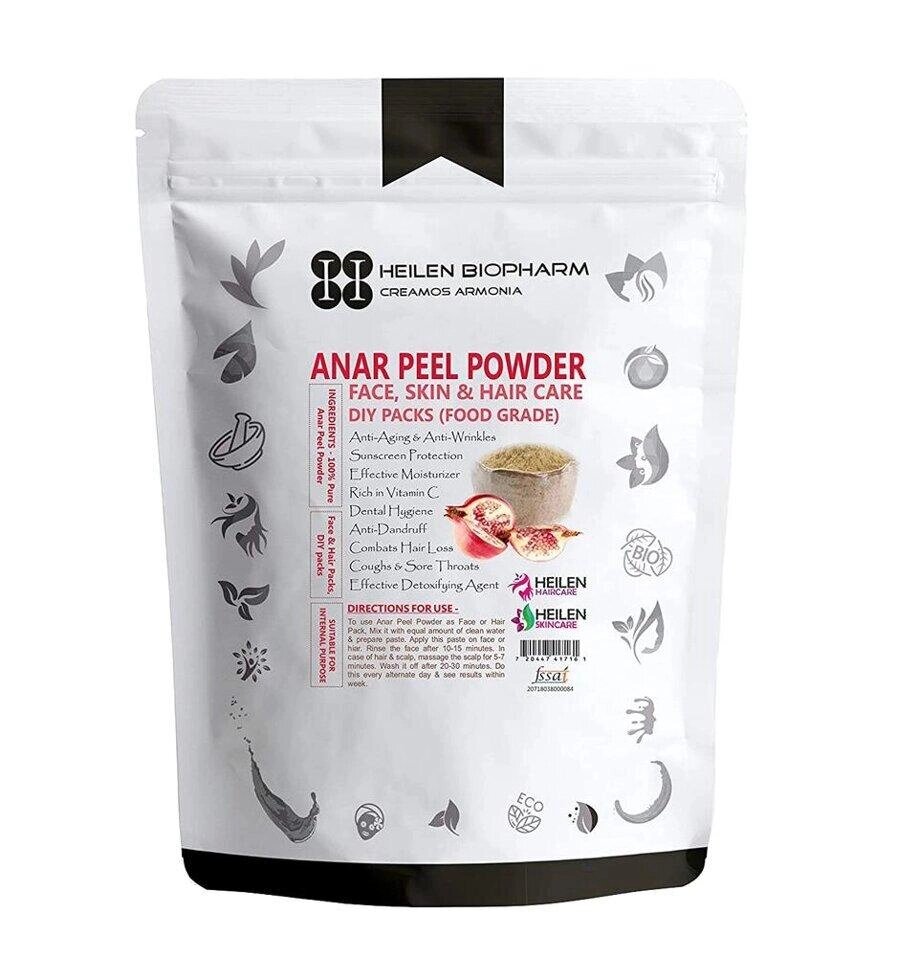 Порошок кірки Гранату (200 г), Anar Peel Powder,  Heilen Biopharm Під замовлення з Індії 45 днів. Безкоштовна доставка. від компанії greencard - фото 1