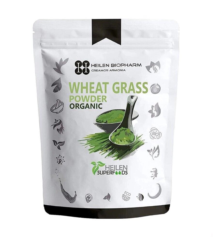 Порошок паростків Пшениці (100 г), Wheat Grass Powder Organic,  Heilen Biopharm Під замовлення з Індії 45 днів. від компанії greencard - фото 1