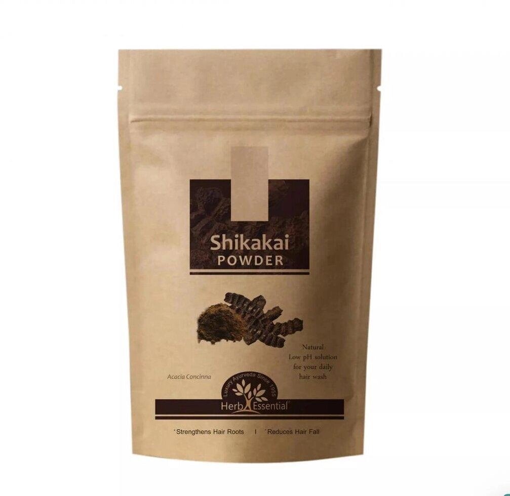 Порошок шикакай: для миття волосся (50 г), Shikakai Powder,  Herb Essential Під замовлення з Індії 45 днів. Безкоштовна  від компанії greencard - фото 1