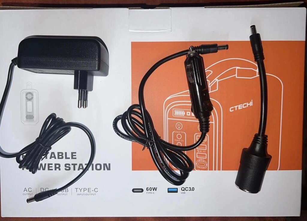 Портативна зарядна станція павербанк акумулятор Powerbank CTECHi GT200 PRO 200W 320 Wh LiFePo4 Код/Артикул 58 від компанії greencard - фото 1