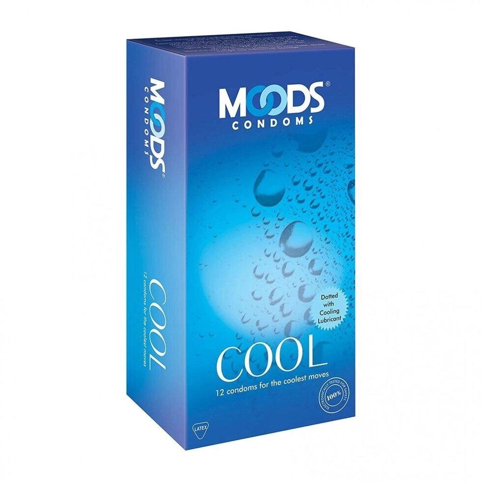 Презервативи точкові з ефектом охолодження (12 шт), Cool Condoms,  Moods Під замовлення з Індії 45 днів. Безкоштовна від компанії greencard - фото 1