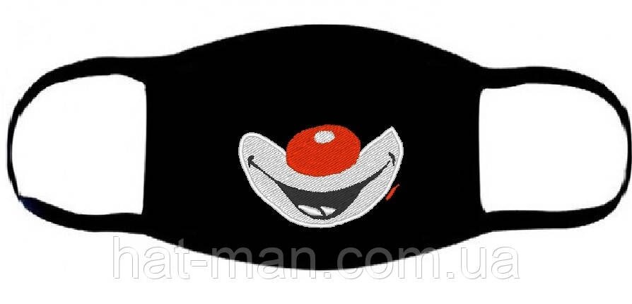 Прикольна маска "Клоунська" КодАртикул 2 від компанії greencard - фото 1