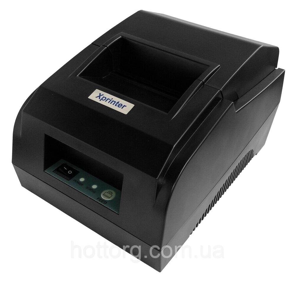 Принтер чеків Xprinter XP-58IIL USB (58 мм, без автообрізки) Код/Артикул 37 086723 від компанії greencard - фото 1