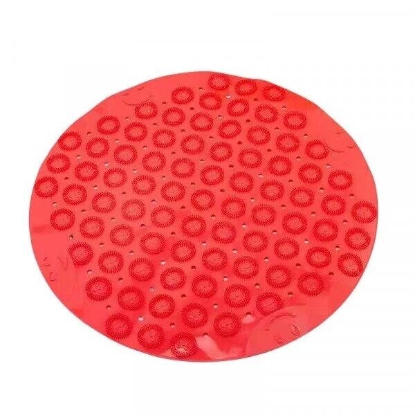 Протиказкий килимок для душу червоній Код/Артикул 5 0364-3 від компанії greencard - фото 1