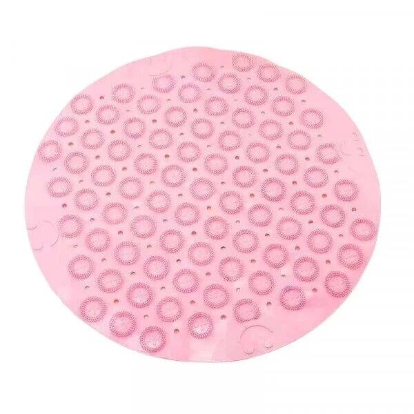 Протиказкий килимок для душу рожевий Код/Артикул 5 0364-4 від компанії greencard - фото 1