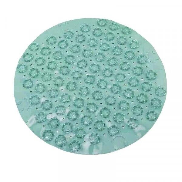 Протиковзкий килимок для душу сіро-зелений Код/Артикул 5 0364-6 від компанії greencard - фото 1