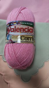 Пряжа Valencia рожева Код/Артикул 87