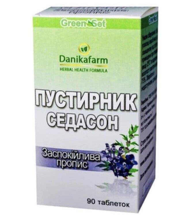 Пустирник седасон пігулки 90 шт по 0.4 г Код/Артикул 194 15-052 від компанії greencard - фото 1