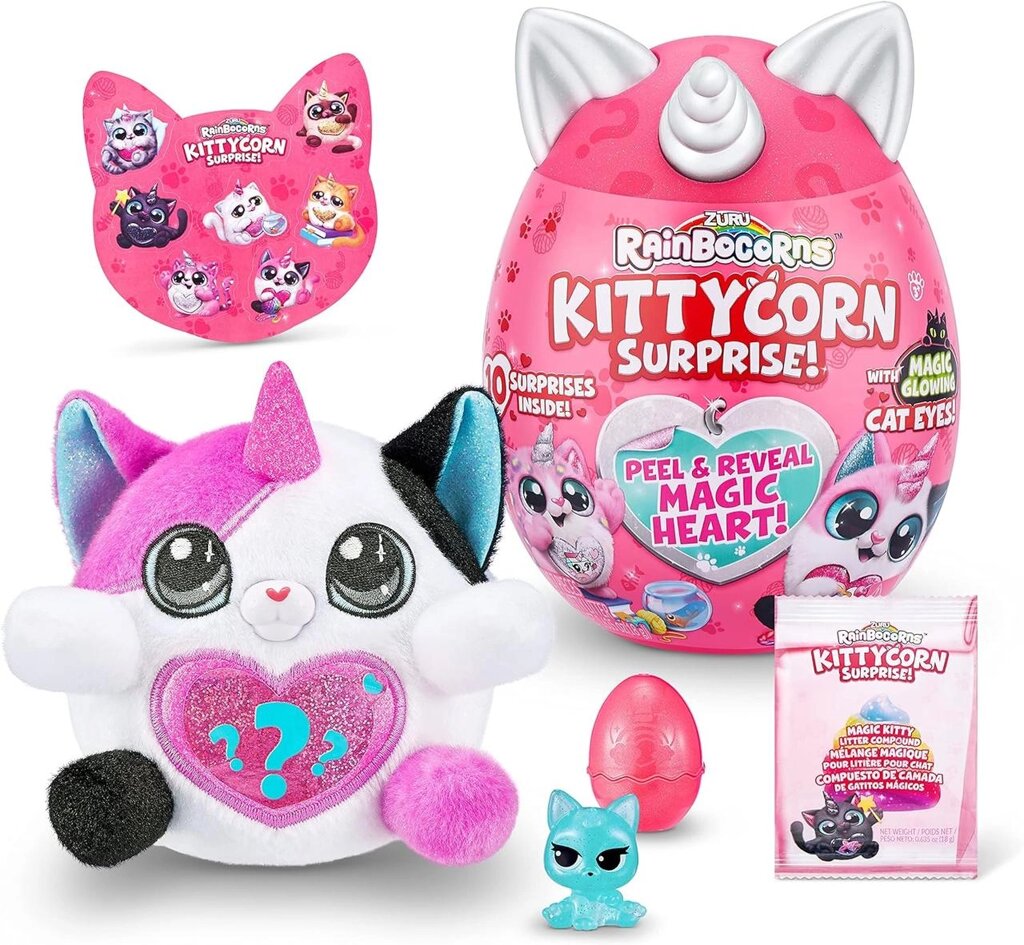 Rainbocorns Kittycorn Surprise Series 1 Calico Catвід ZURU 9259D Код/Артикул 75 526 Код/Артикул 75 526 Код/Артикул 75 від компанії greencard - фото 1