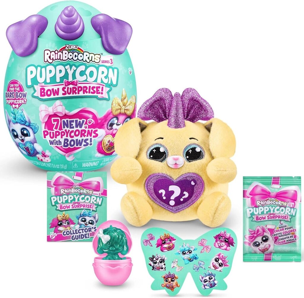 Rainbocorns Puppycorn Surprise Series 3 лабрадор від ZURU Код/Артикул 75 1114 Код/Артикул 75 1114 Код/Артикул 75 1114 від компанії greencard - фото 1