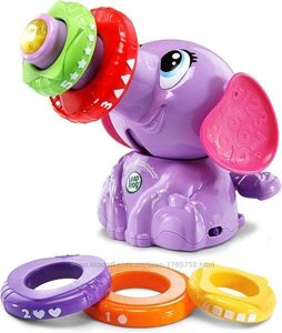 Розвиваюча іграшка зі звуками для сортування фіолетовий Слоник від LeapFrog Код/Артикул 75 364 Код/Артикул 75 364