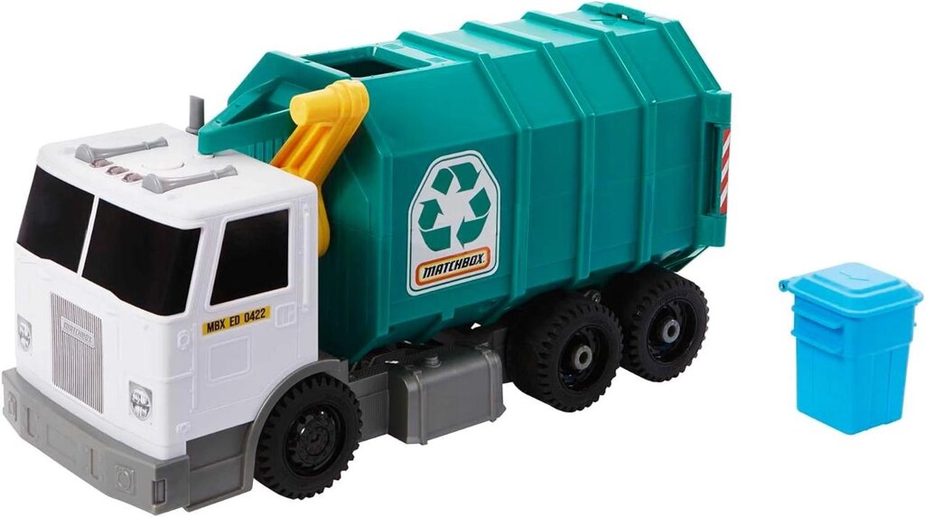 Реалістичний сміттєвоз Matchbox Garbage Truck зі звуками Код/Артикул 75 735 Код/Артикул 75 735 Код/Артикул 75 735 від компанії greencard - фото 1