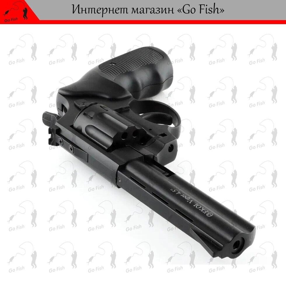 Револьвер під патрон флобера Ekol Viper 4.5" Black + 25 ПАТРОНІВ В ПОДАРОК! Код/Артикул 48 від компанії greencard - фото 1