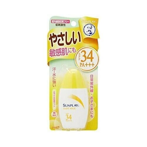 Rohto Mentholatum Sunplay Baby Milk сонцезахисне молочко для малечі, 26 мл під замовлення з Японії за 30 днів, доставка  від компанії greencard - фото 1