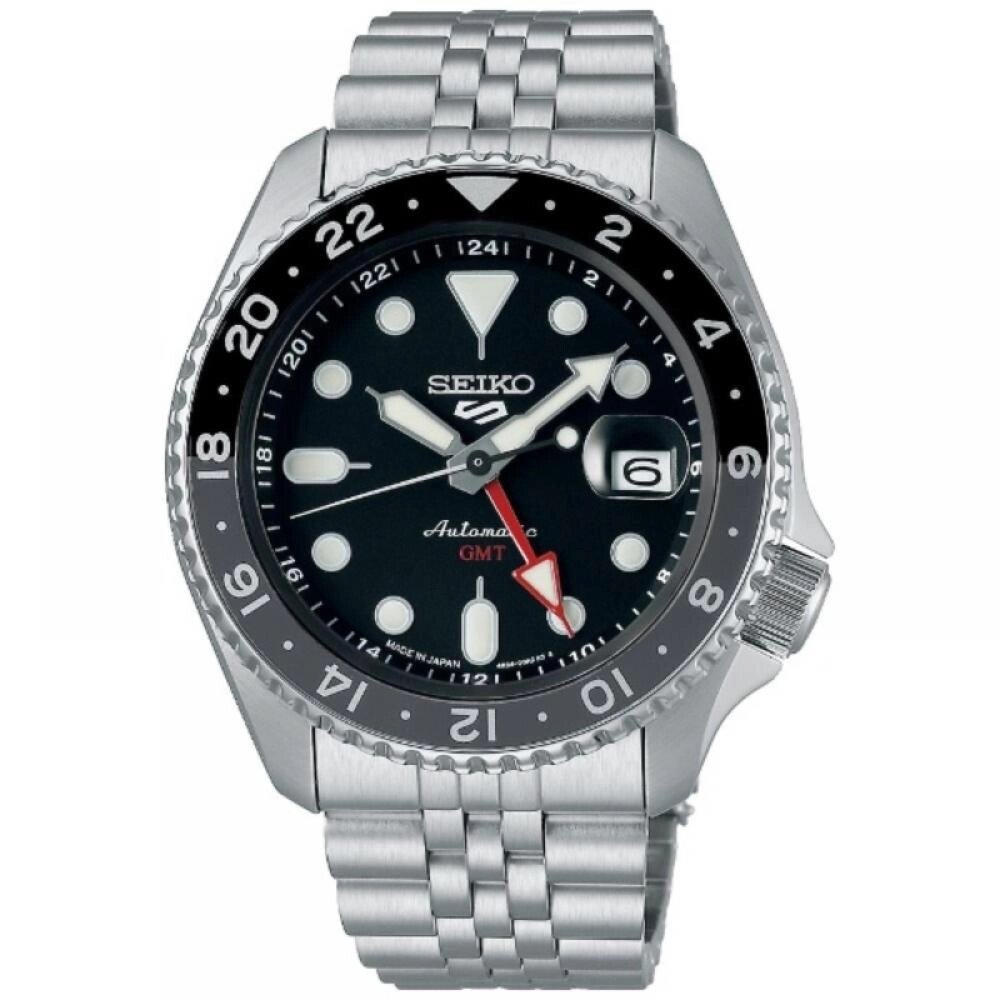 SEIKO [механічний автопідзавод із ручним заводом] Seiko 5 Sports Seiko 5 Sports SBSC001 SKX Sports Style, чорний під від компанії greencard - фото 1