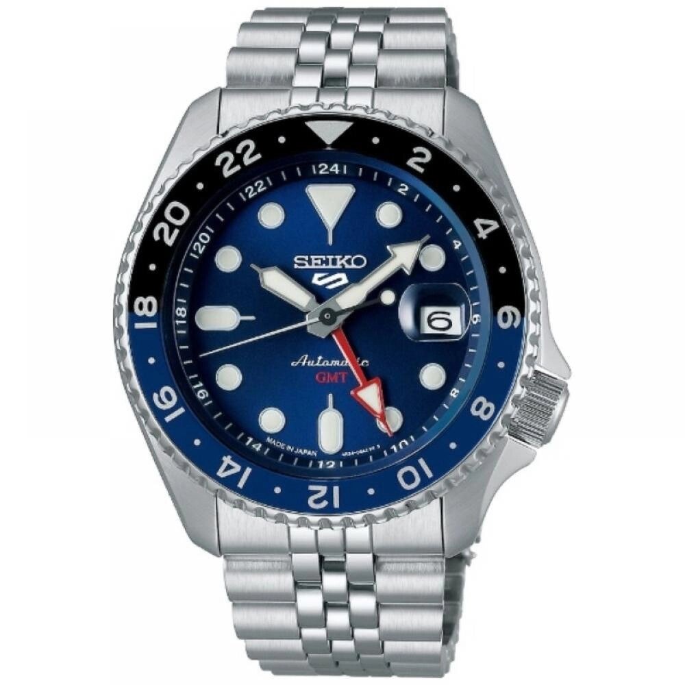 SEIKO [механічний автопідзавод із ручним заводом] Seiko 5 Sports Seiko 5 Sports SBSC003 SKX Sports Style Navy під від компанії greencard - фото 1