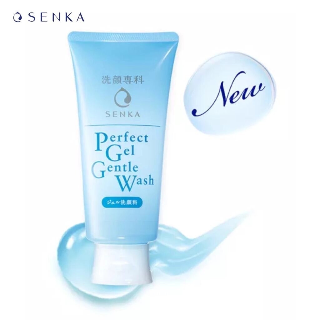 Senka Perfect Gel Gentle Wash 100 г Очищаючий засіб для обличчя - Shiseido Japan Під замовлення з Таїланду за 30 днів, від компанії greencard - фото 1
