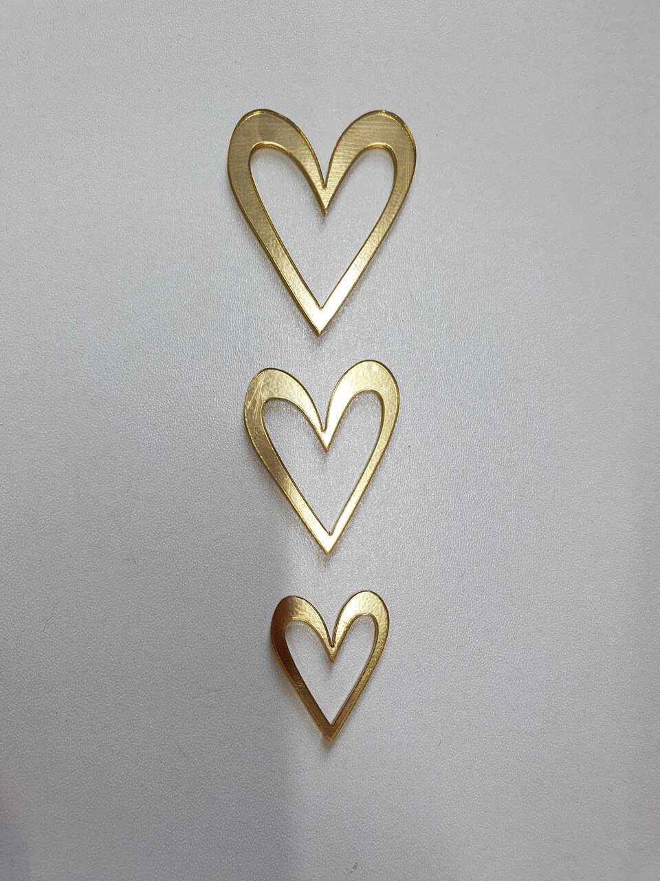 Сердечка для декору №2 золото Код/Артикул 80 Д02(в) від компанії greencard - фото 1