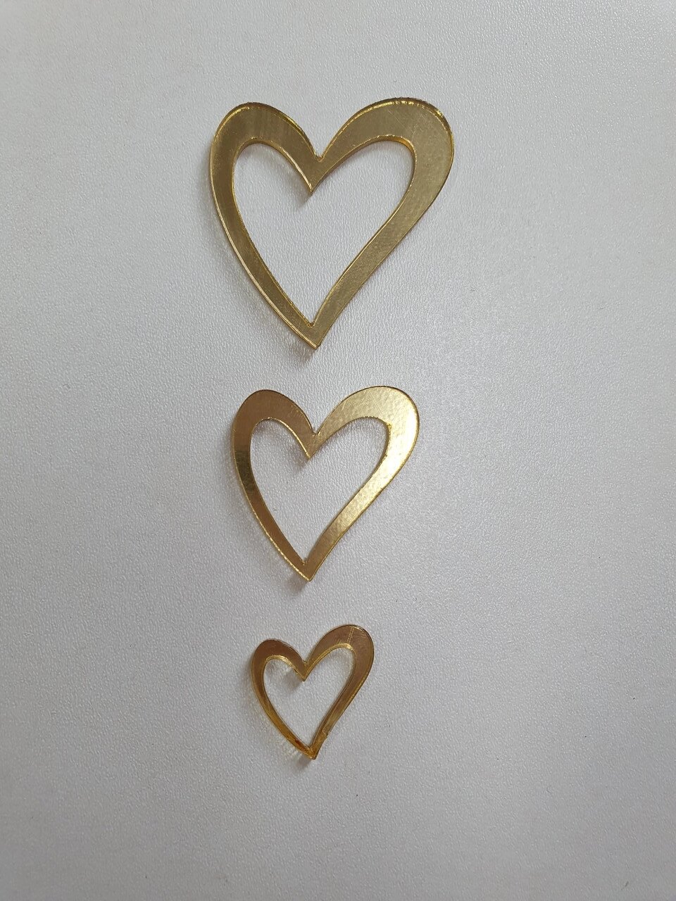 Сердечка для декору No6 золото Код/Артикул 80 Д06(в) від компанії greencard - фото 1