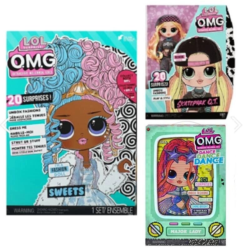 Серія ляльок LOL Surprise OMG : Dance Lady/ Sweets Girl/ Skatepark QT. Дівчина (3 варіанти) під замовлення з кореї 30 від компанії greencard - фото 1