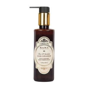 Шампунь для волосся з Розою та Жасміном (200 мл), Rose & Jasmine Hair Cleanser, Kama Ayurveda Під замовлення з Індії