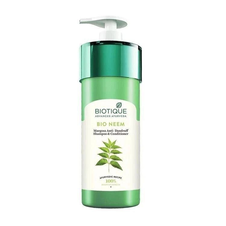 Шампунь-кондиціонер проти лупи з Німом (800 мл), Bio Neem Margosa Anti-Dandruff Shampoo & Conditioner,  Biotique Під від компанії greencard - фото 1