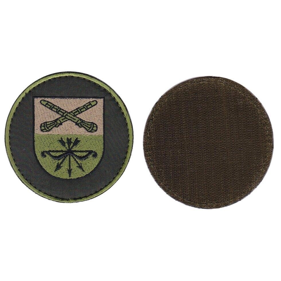 Шеврон військовий / армійський, Національна гвардія Запорізької області, ЗСУ, на липучці, на оливці, діаметр 8,5 см від компанії greencard - фото 1