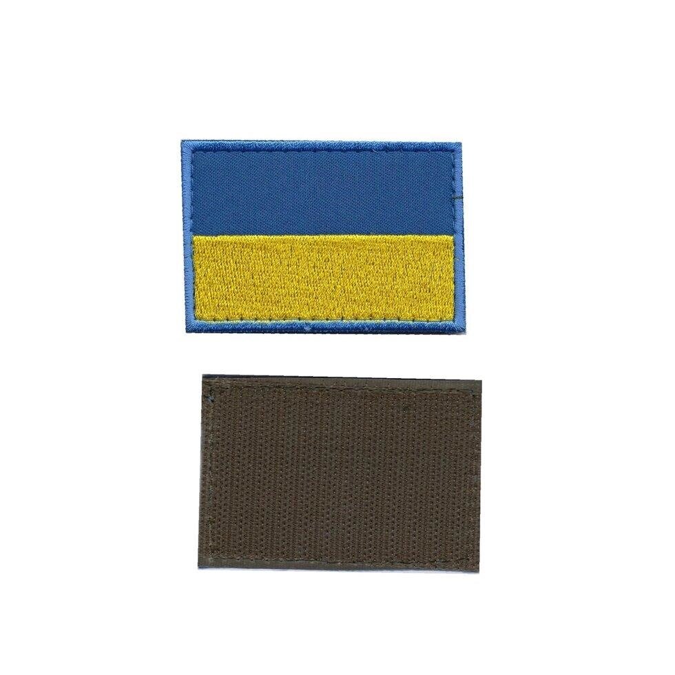 Шеврон ЗСУ, військовий / армійський, український прапор, на липучці,  5  см * 8 см Код/Артикул 81 102503 від компанії greencard - фото 1