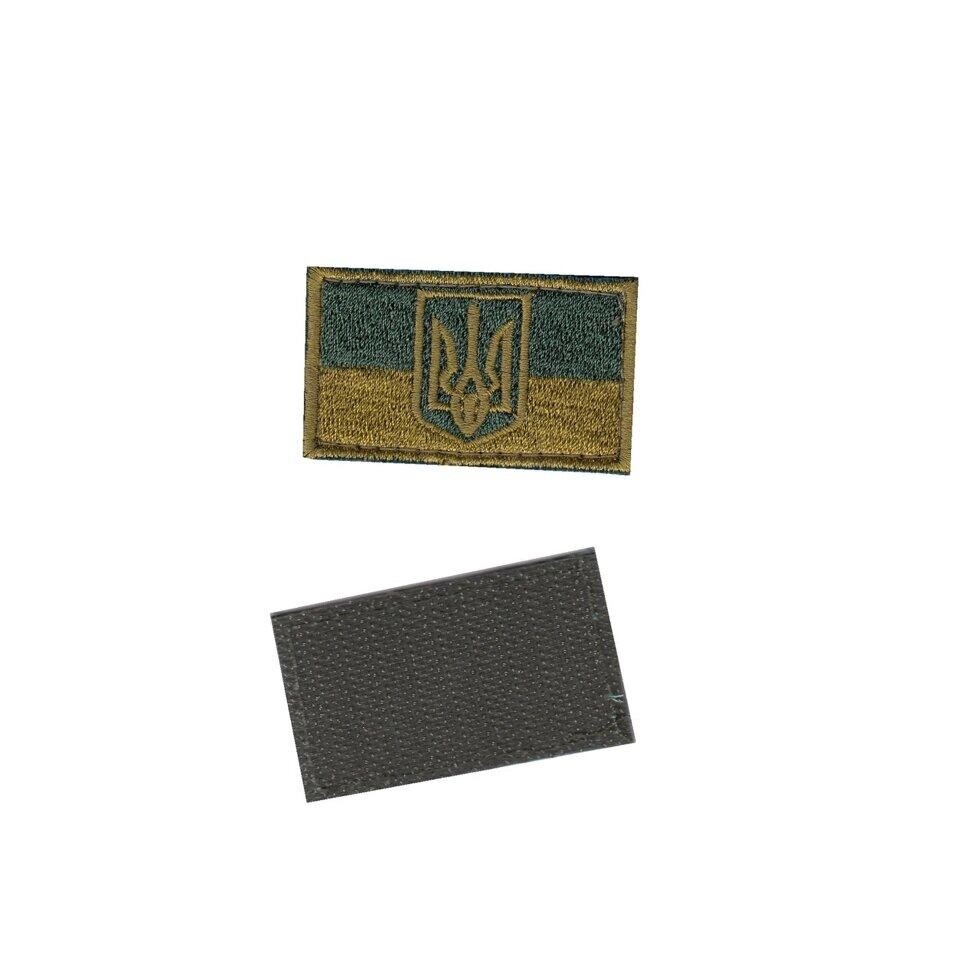 Шеврон ЗСУ, військовий / армійський, український прапор, на липучці,  5  см * 8 см Код/Артикул 81 102504 від компанії greencard - фото 1