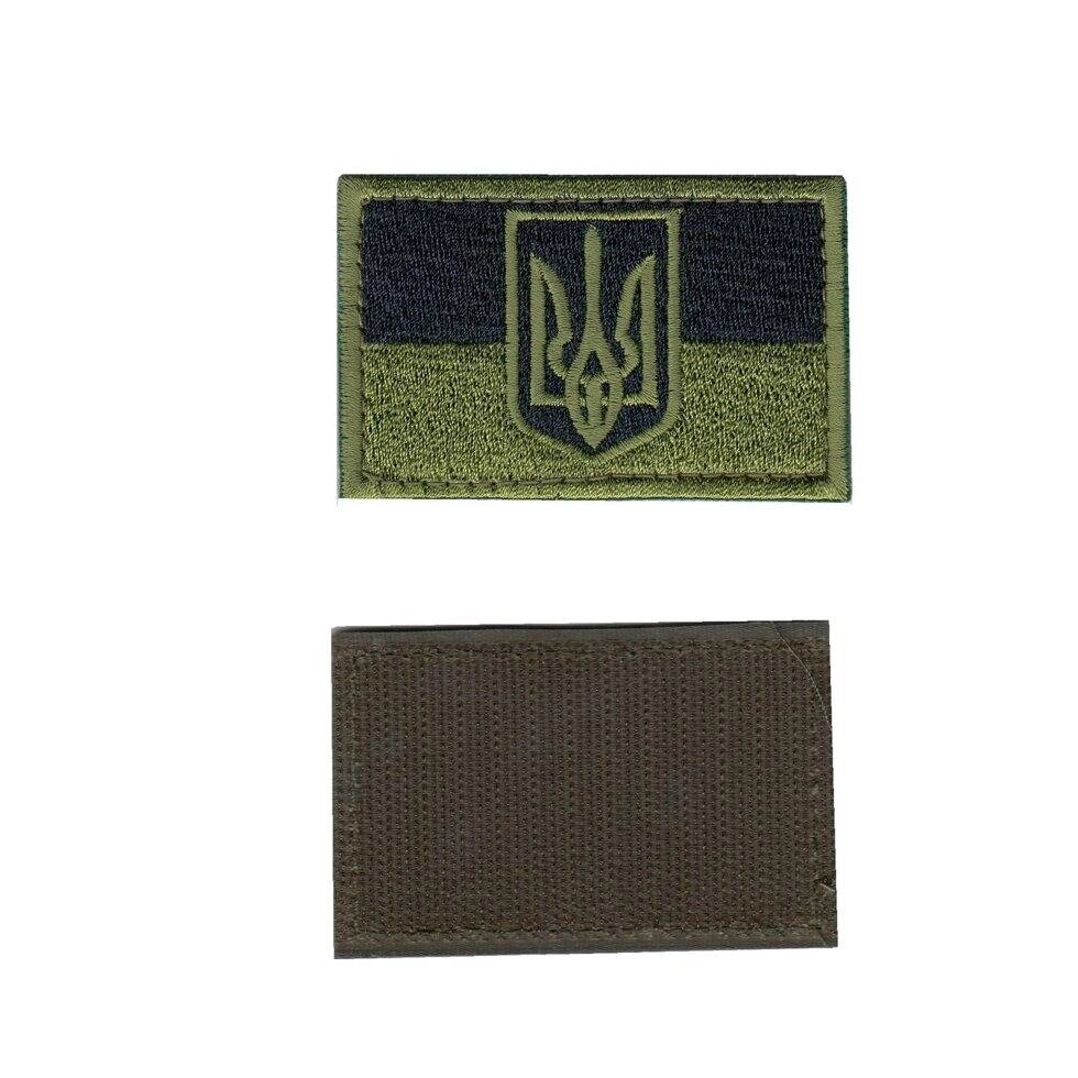 Шеврон ЗСУ, військовий / армійський, український прапор, на липучці,  5  см * 8 см Код/Артикул 81 102506 від компанії greencard - фото 1