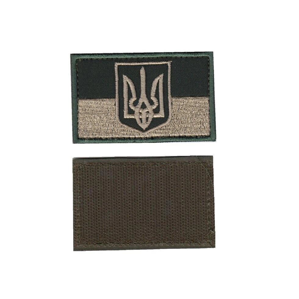 Шеврон ЗСУ, військовий / армійський, український прапор, на липучці,  5  см * 8 см Код/Артикул 81 102509 від компанії greencard - фото 1