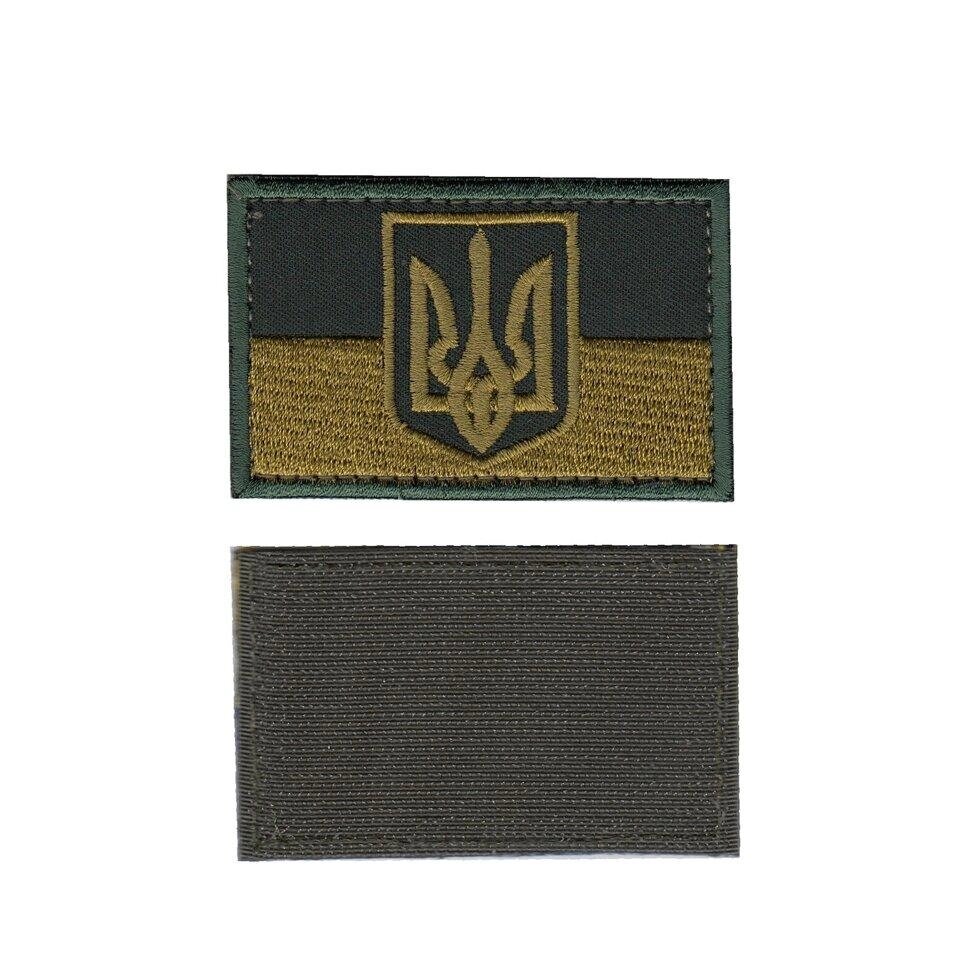 Шеврон ЗСУ, військовий / армійський, український прапор, на липучці,  5  см * 8 см Код/Артикул 81 102512 від компанії greencard - фото 1