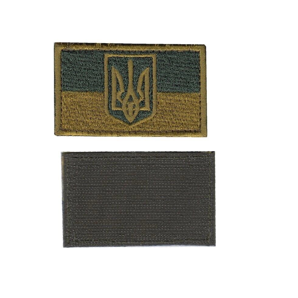 Шеврон ЗСУ, військовий / армійський, український прапор, на липучці,  5  см * 8 см Код/Артикул 81 102637 від компанії greencard - фото 1