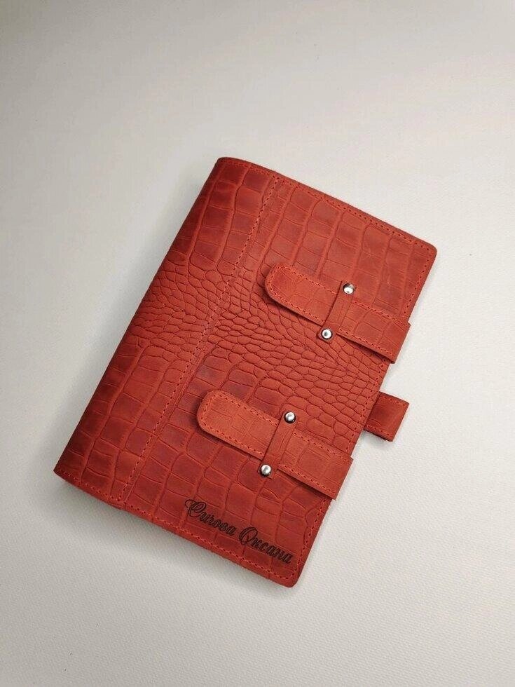 Шкіряна обкладинка для щоденника А5 Modesto (Ручна робота) Код/Артикул 134 В - 103 від компанії greencard - фото 1