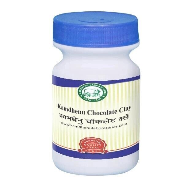 Шоколадна глина: для догляду за шкірою обличчя (100 г), Chocolate Clay,  Kamdhenu Під замовлення з Індії 45 днів. від компанії greencard - фото 1