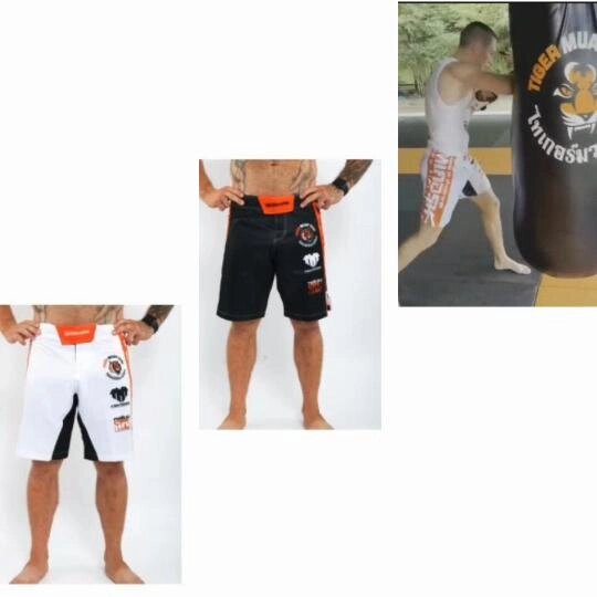 Шорти Tiger Muay Thai для кікбоксингу, боксу, бойових мистецтв, фітнесу, тренувань, тхеквондо, чоловічі, тайські ММА від компанії greencard - фото 1