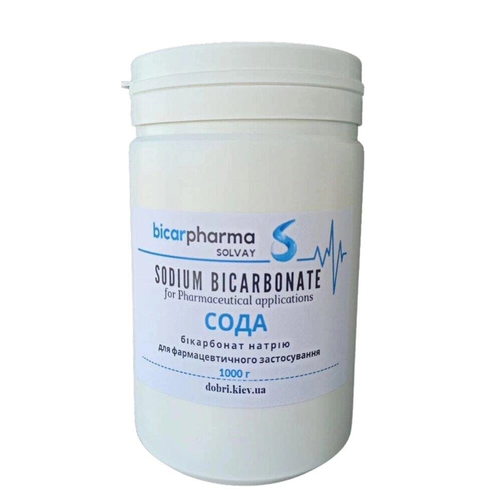 Сода фармацевтична для лікування  та кулінарії (Sodium Bicarbonate).SOLVAY,  (1 кг) Код/Артикул 199 від компанії greencard - фото 1
