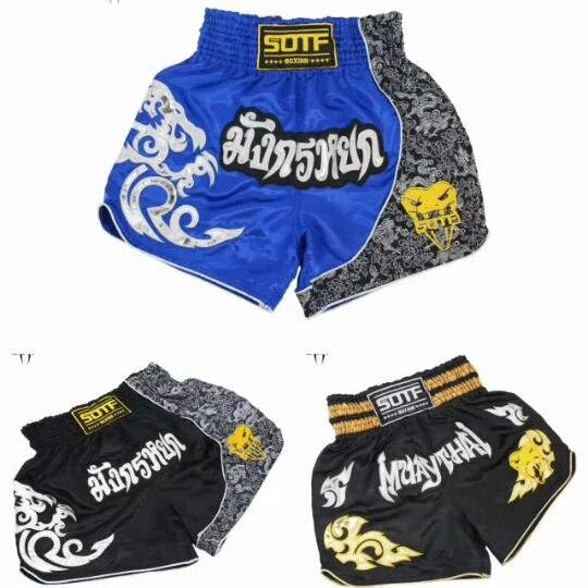 SOTF Viper Боксерські штани для кікбоксингу ММА шорти для джиу-джитсу Fight Grappling Short Tiger Муай Тай боксерські від компанії greencard - фото 1