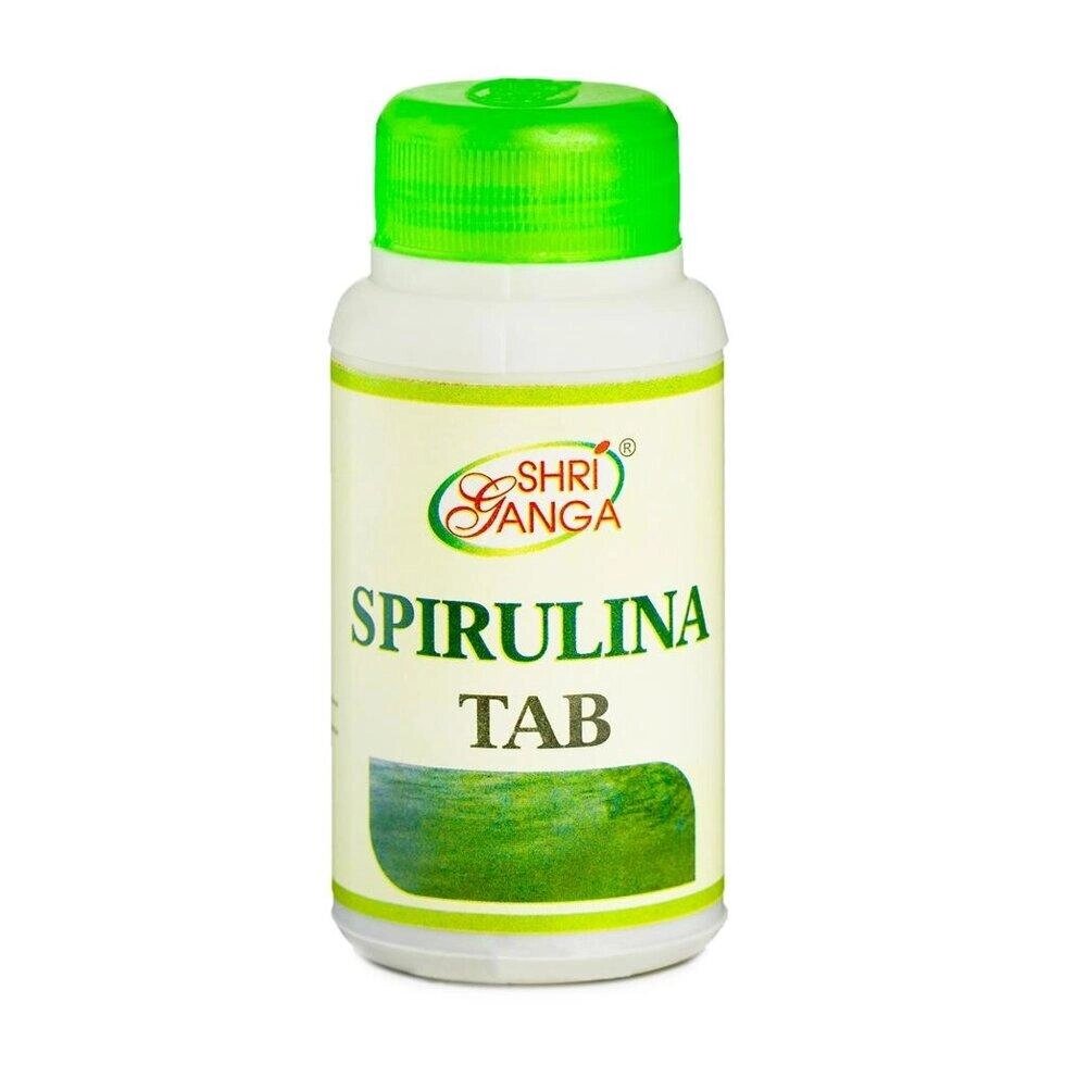 Спіруліна (60 таб, 500 мг), Spirulina,  Shri Ganga Pharmacy Під замовлення з Індії 45 днів. Безкоштовна доставка. від компанії greencard - фото 1