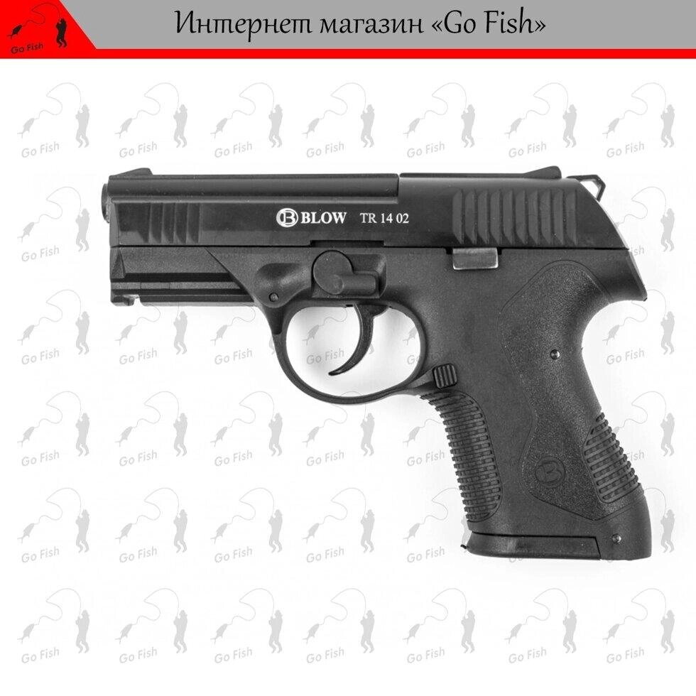 СТАРТОВИЙ ПІСТОЛЕТ BLOW TR14-02 Black + ПАТРОНИ 25шт. ТУРЦІЯ ОРИГІНАЛ! Код/Артикул 48 від компанії greencard - фото 1