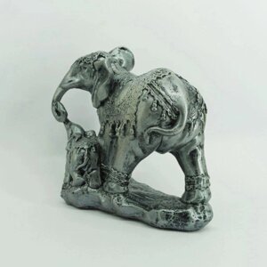 Статуетка Слон зі слоненятком 27 см Код/Артикул 129 4017
