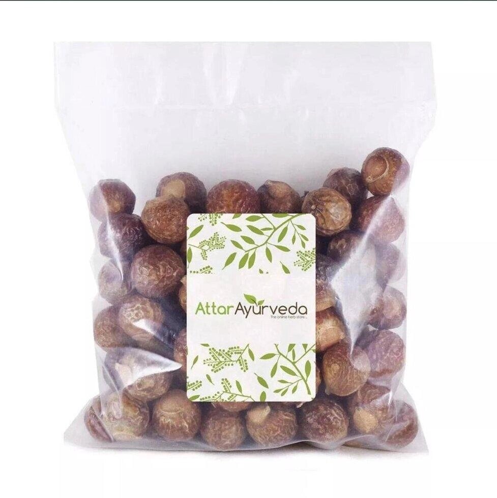 Сушені мильні горіхи Рітха для волосся (250 г), Dried Reetha Nuts Whole Soapnuts for Hair,  Attar Ayurveda Під від компанії greencard - фото 1