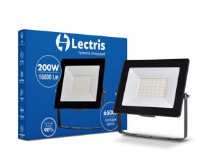 Світлодіодний прожектор Lectris 200W 16000Лм 6500K 185-265V IP65 1-LC-3007 Код/Артикул 45 1-LС-3007