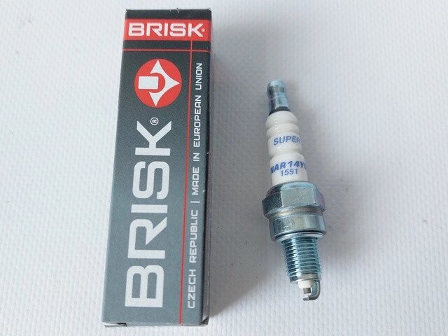 Свічка запалювання для скутера (4-х тактний двигун) (Brisk) NAR14YC Код/Артикул 30 5760 від компанії greencard - фото 1