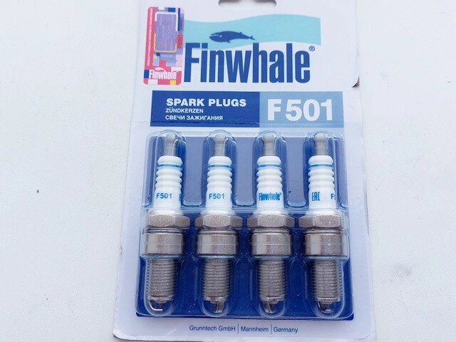 Свічки запалювання 2101 (Finwhale) F501S Код/Артикул 30 1772 від компанії greencard - фото 1