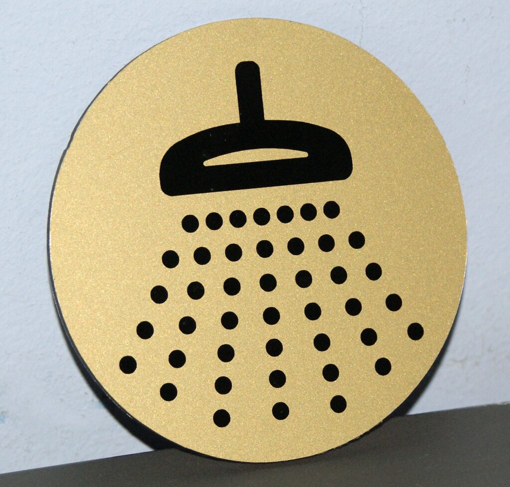Табличка для душової Код/Артикул 168 Д-003 від компанії greencard - фото 1