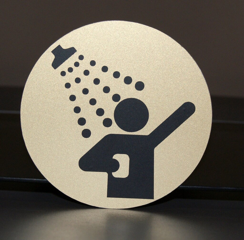 Табличка для душової Код/Артикул 168 Д-014 від компанії greencard - фото 1