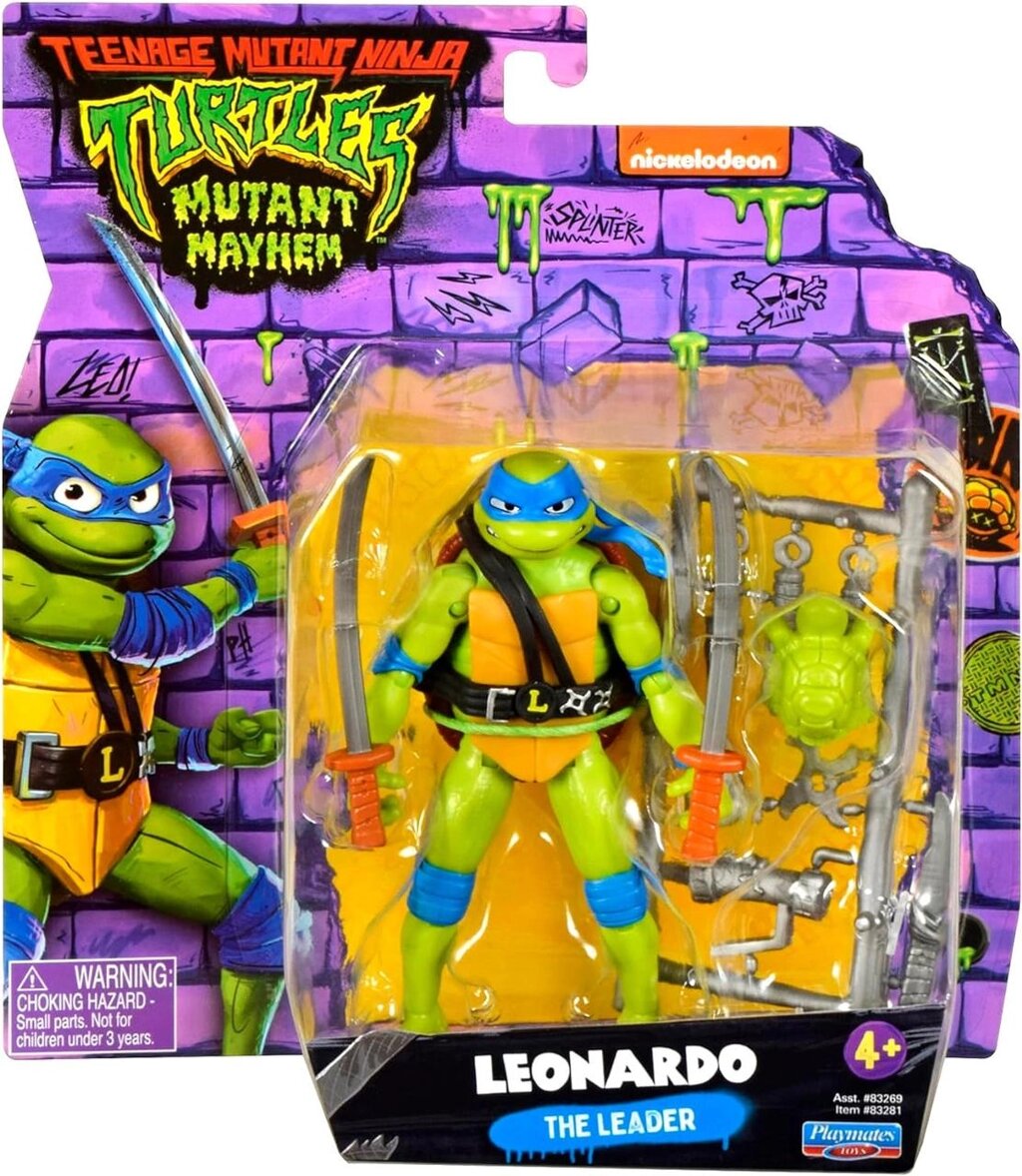 Teenage Mutant Ninja Turtles фігурка Леонардо черепашки ніндзя Leonardo Код/Артикул 75 813 Код/Артикул 75 813 від компанії greencard - фото 1