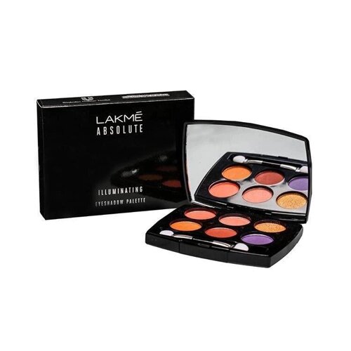 Тіні для повік: 6 пастельних тонів (7,5 г), Absolute Illuminating Eyeshadow Palette Nude Beach, Lakme Під замовлення з