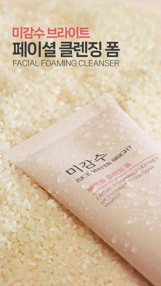 The Face Shop Rice Water Bright Foam Cleanser 300 мл - великий розмір (3 варіанти) під замовлення з кореї 30 днів від компанії greencard - фото 1